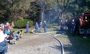 可搬ポンプ送水訓練